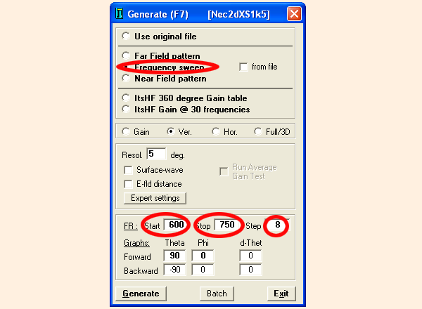 Графики 4nec2